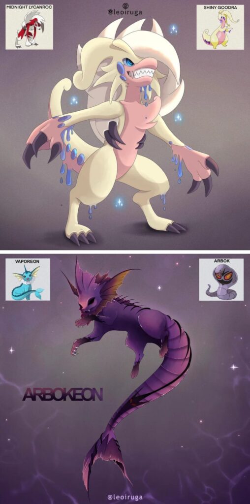 แฟน Pokémon วาดมอนสเตอร์ตัวใหม่ที่เกิดจากการผสมข้ามเผ่าพันธุ์ 9 แฟน Pokémon วาดมอนสเตอร์ตัวใหม่ที่เกิดจากการผสมข้ามเผ่าพันธุ์