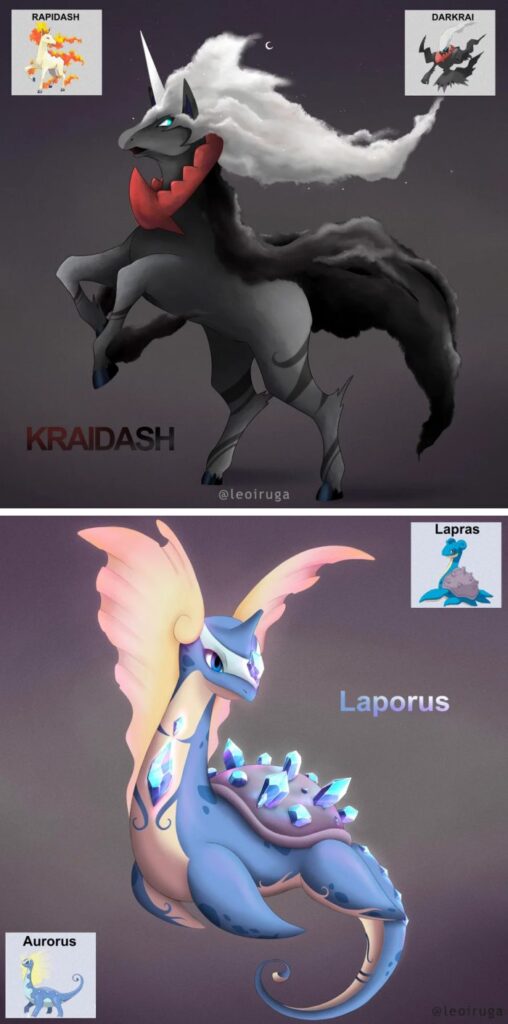 แฟน Pokémon วาดมอนสเตอร์ตัวใหม่ที่เกิดจากการผสมข้ามเผ่าพันธุ์ 10 แฟน Pokémon วาดมอนสเตอร์ตัวใหม่ที่เกิดจากการผสมข้ามเผ่าพันธุ์