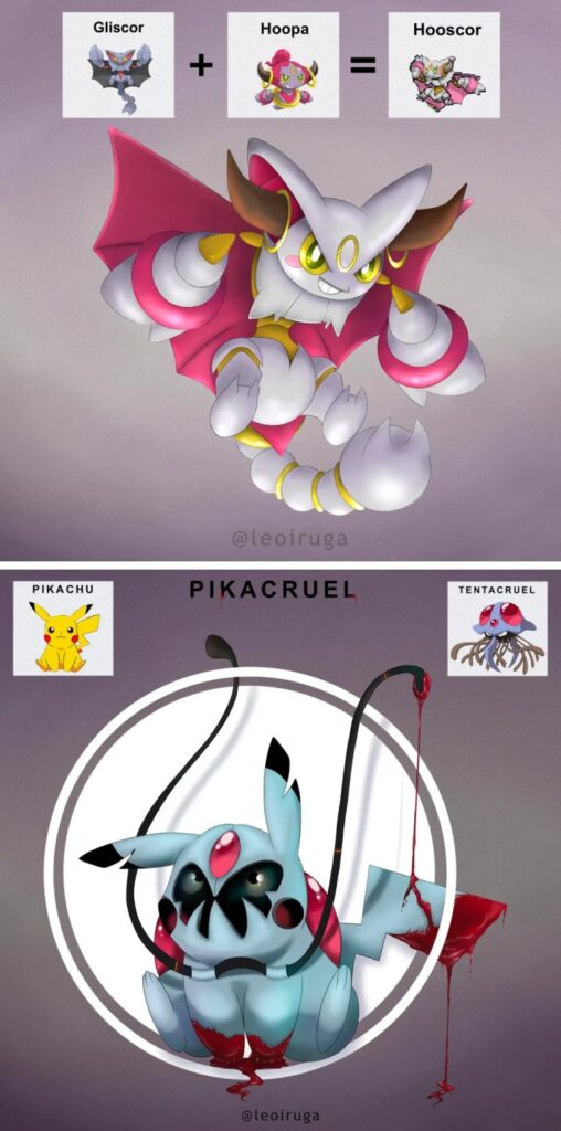 แฟน Pokémon วาดมอนสเตอร์ตัวใหม่ที่เกิดจากการผสมข้ามเผ่าพันธุ์ 11 แฟน Pokémon วาดมอนสเตอร์ตัวใหม่ที่เกิดจากการผสมข้ามเผ่าพันธุ์