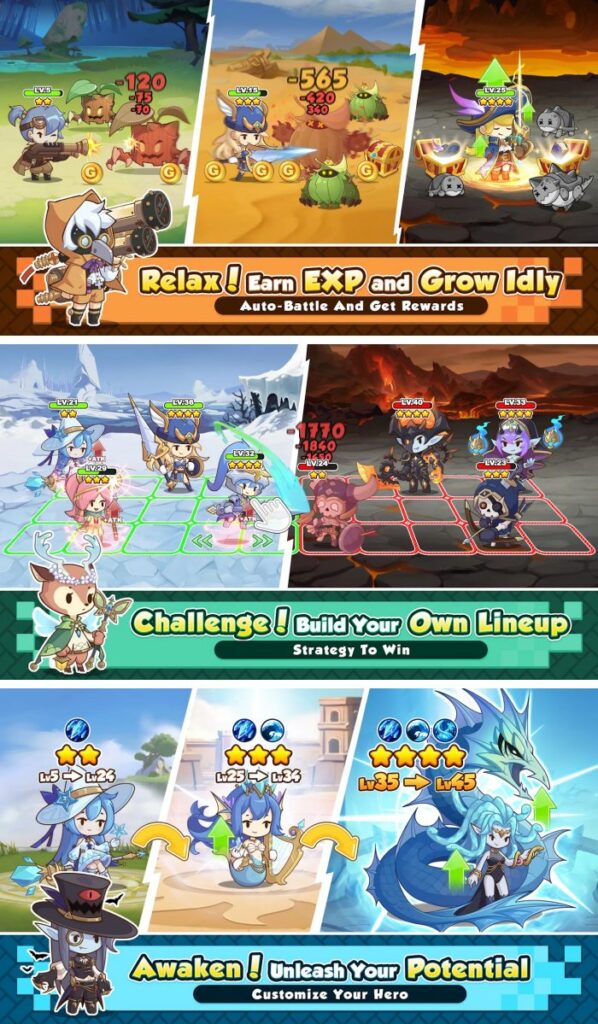 Heroes' Quest:AFK Explorer เกมมือถือ AFK สุดชิลล์เปิดให้บริการแล้ว