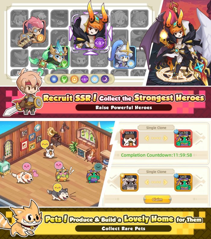 Heroes' Quest:AFK Explorer เกมมือถือ AFK สุดชิลล์เปิดให้บริการแล้ว