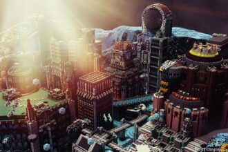 สวยปัง! งานศิลปะชิ้นโบว์แดงจากเกม Minecraft