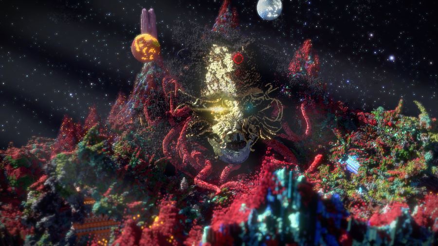 สวยปัง! งานศิลปะชิ้นโบว์แดงจากเกม Minecraft