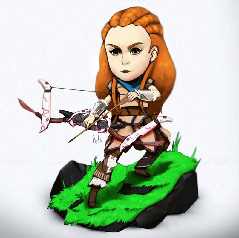 ทีมพัฒนายังชอบ! รวมภาพแฟนอาร์ต Horizon: Zero Dawn ที่ทีมพัฒนายังกด Favorite