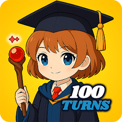 100 Turns to Graduate RPG เกมมือถือ Idle RPG พานักเรียนเรียนจบโรงเรียนเวทมนตร์ใน 100 เทิร์น