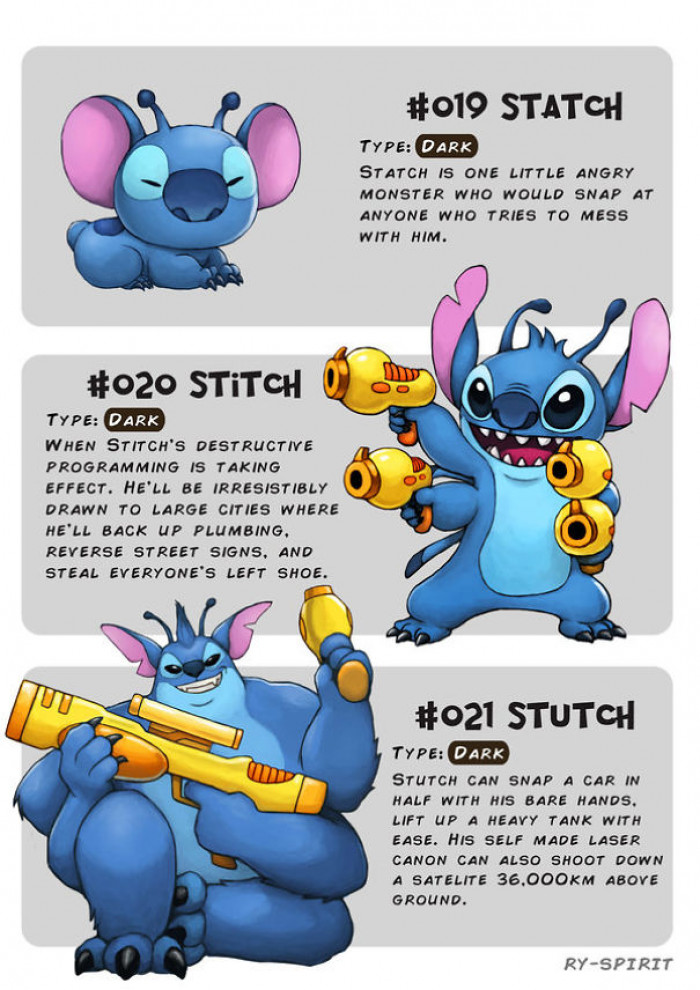 จะเป็นอย่างไรหากตัวละครใน Disney สามารถพัฒนาร่างได้เหมือนโปเกมอน