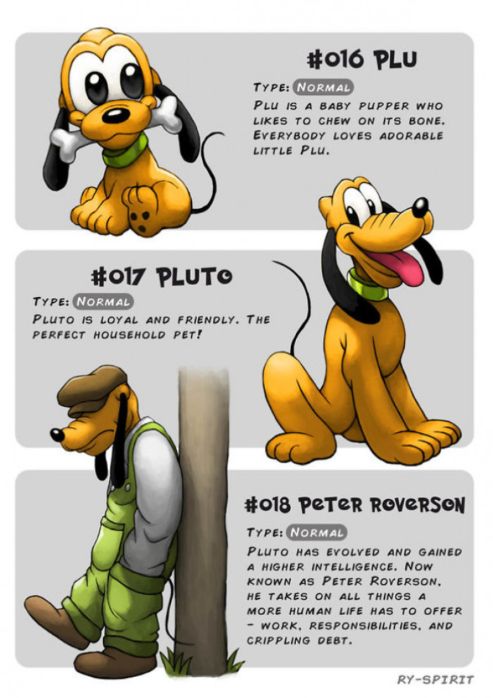 จะเป็นอย่างไรหากตัวละครใน Disney สามารถพัฒนาร่างได้เหมือนโปเกมอน