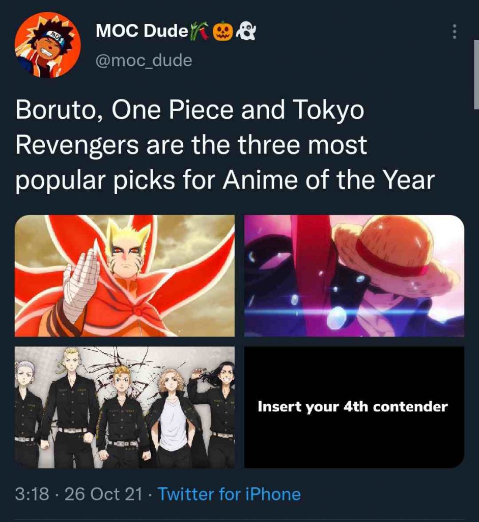แฟนการ์ตูนบางส่วนอ้าง Boruto คือการ์ตูนแห่งปี 2021! 5 แฟนการ์ตูนบางส่วนอ้าง Boruto คือการ์ตูนแห่งปี 2021!