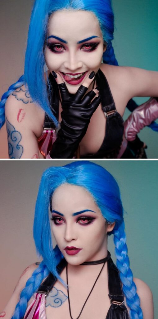 บิวตี้บล็อกเกอร์สาวไทย แปลงโฉมเป็น Jinx ตัวเอกจาก ซีรีส์ Arcane