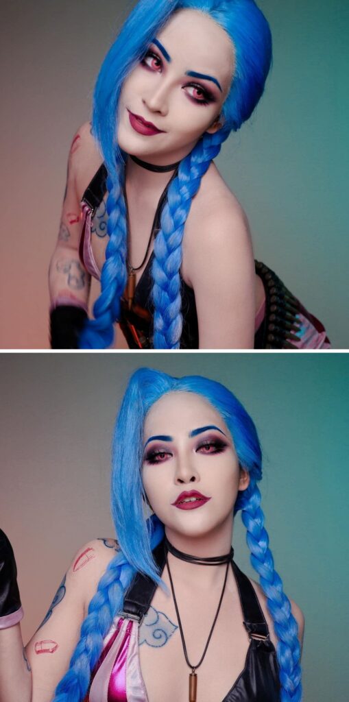 บิวตี้บล็อกเกอร์สาวไทย แปลงโฉมเป็น Jinx ตัวเอกจาก ซีรีส์ Arcane