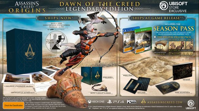 แพงแต่คุ้ม! Assassin's Creed: Origins เวอร์ชั่น Special Edition ราคา 800 ดอลล่าร์ 3 แพงแต่คุ้ม! Assassin's Creed: Origins เวอร์ชั่น Special Edition ราคา 800 ดอลล่าร์