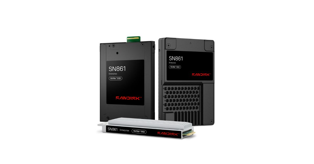 SANDISK PCIe Gen 5 ไดรฟ์ SSD ความเร็วสูงระดับองค์กร 1 SANDISK PCIe Gen 5 ไดรฟ์ SSD ความเร็วสูงระดับองค์กร