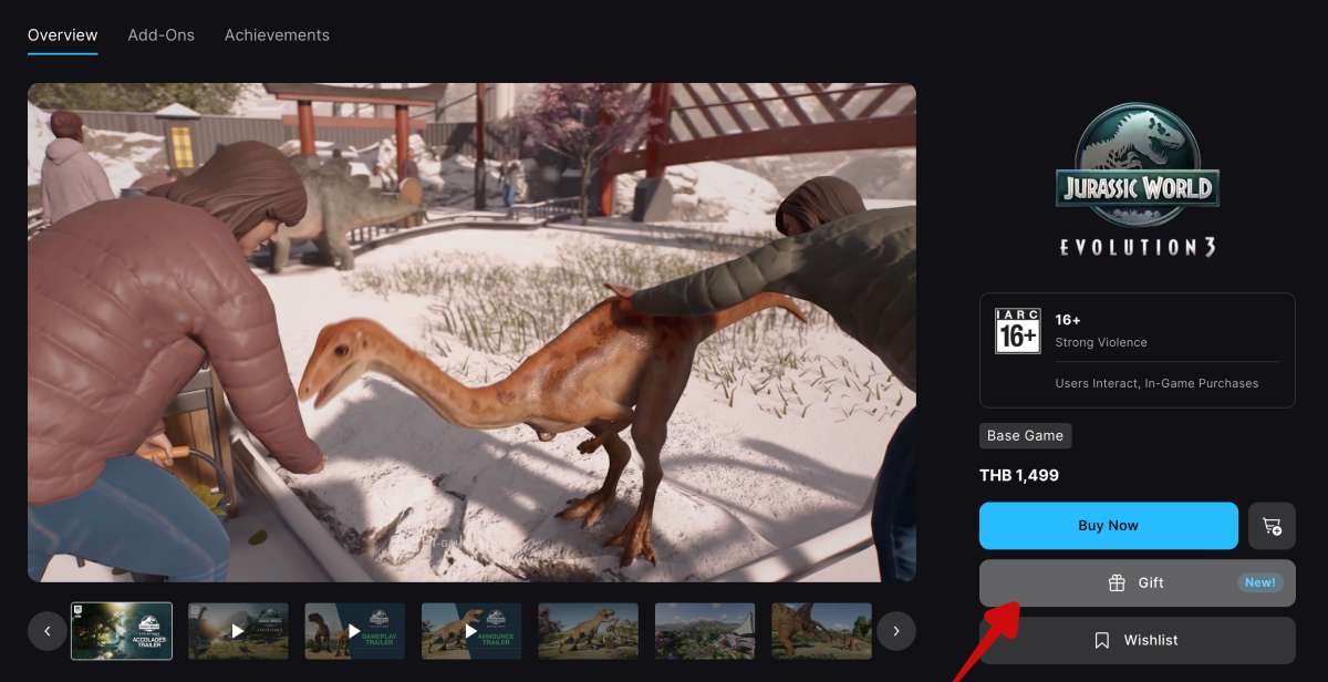 รอมา 6 ปี! Epic Games Store เปิดให้ผู้ใช้งานสามารถมอบของขวัญได้แล้ว