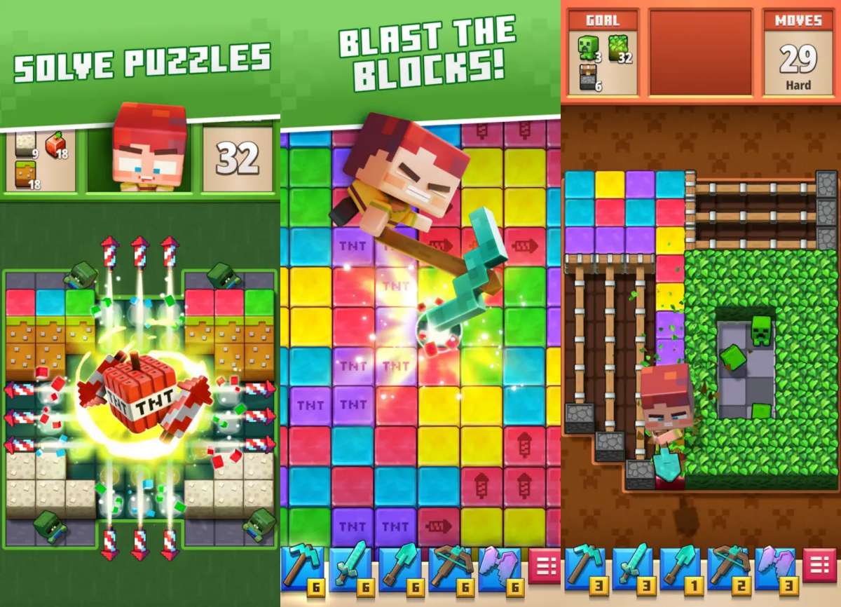 Minecraft Blast เปิดรอบ Soft Launch ให้ลองเล่นแล้วในโซนมาเลเซีย 5 Minecraft Blast เปิดรอบ Soft Launch ให้ลองเล่นแล้วในโซนมาเลเซีย