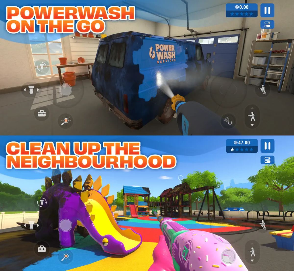 PowerWash Simulator มือถือ mobile โหลด สโตร์ไทย