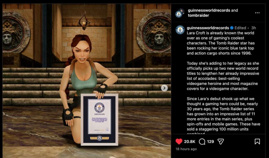 Tomb Raider ทำสถิติเกมตัวละครนำหญิงที่ขายดีที่สุดในโลก 2 Tomb Raider ทำสถิติเกมตัวละครนำหญิงที่ขายดีที่สุดในโลก