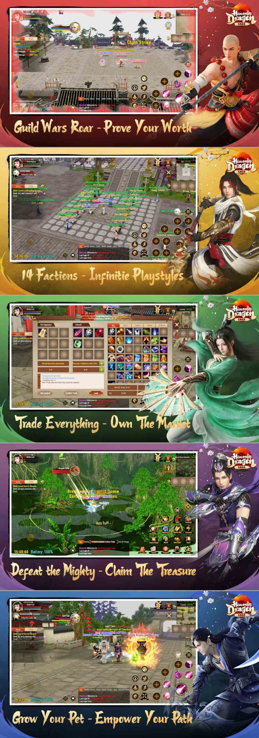 Heavenly Dragon Saga เปิดให้ลงทะเบียนล่วงหน้าบนสโตร์ไทยแล้ว 3 Heavenly Dragon Saga