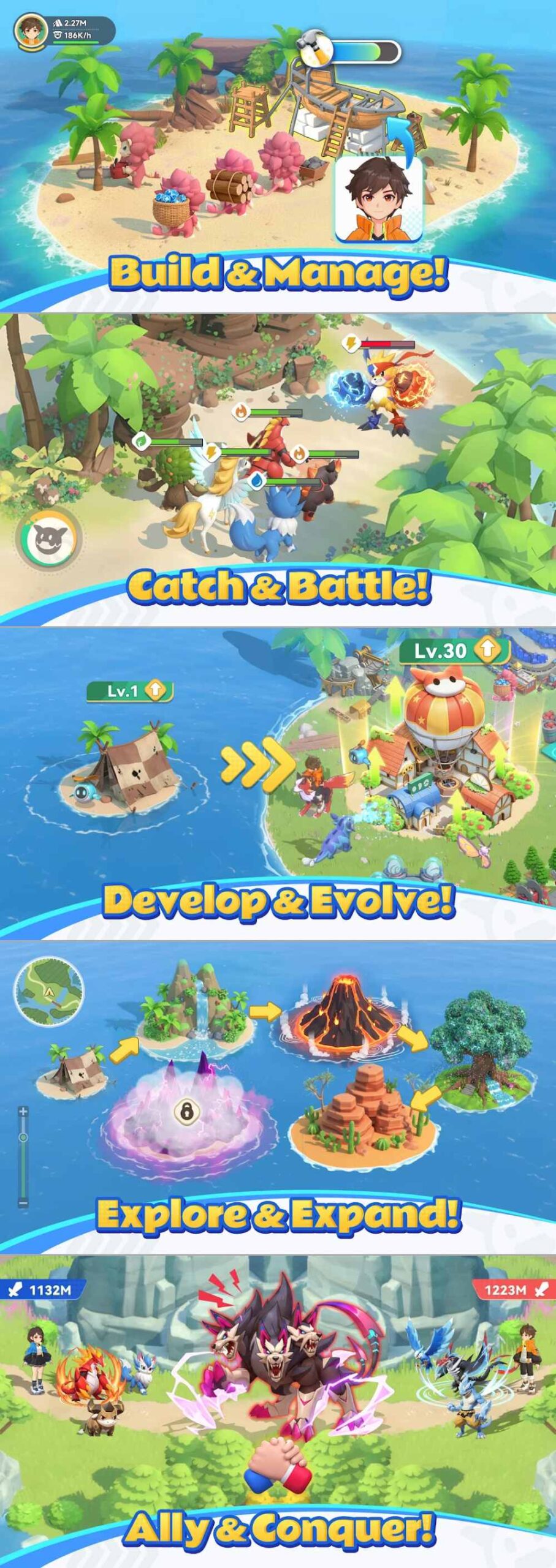 Catch & Build: Land of Pals เปิดให้ลงทะเบียนล่วงหน้าบนสโตร์ไทยแล้ว 3 Catch & Build