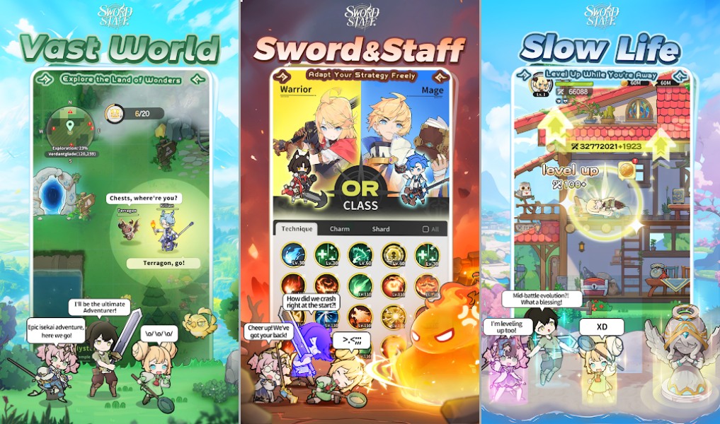 Sword x Staff เปิดให้บริการบนสโตร์​ต่างประเทศแล้ว