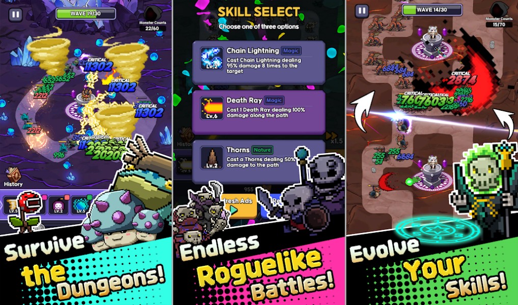 Dungeon Defense Survivor.io เปิดให้บริการบนสโตร์ไทยแล้ว 4 Dungeon Defense Survivor