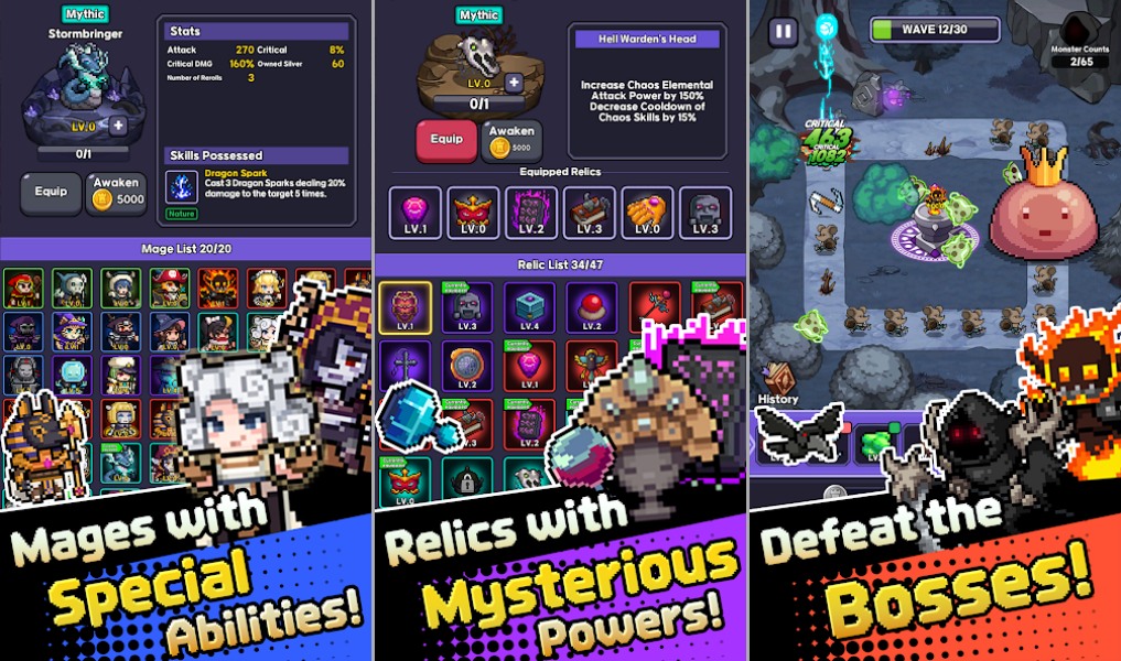 Dungeon Defense Survivor.io เปิดให้บริการบนสโตร์ไทยแล้ว 3 Dungeon Defense Survivor