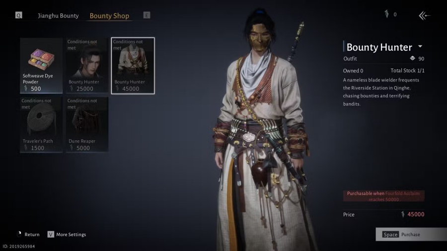 Bounty System in Where Winds Meet