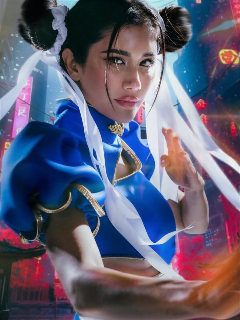ปู ไปรยา โชว์คอสเพลย์เป็น Chun-Li จาก Street Fighter 4 Chun-Li Street Fighter Cosplay by prayalundberg