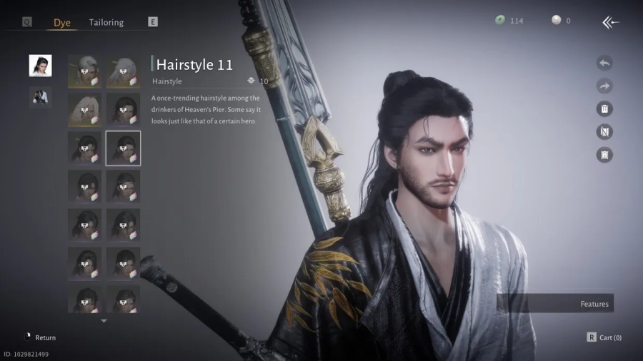 วิธีเปลี่ยนสีผมใน Where Winds Meet 5 How to Change Hair Color in Where Winds Meet