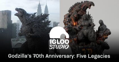 IGLOO STUDIO วางจำหน่าย “Godzilla's 70th Anniversary: Five Legacies” ของสะสมจำนวนจำกัดที่ IGLOO Store