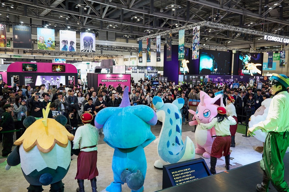 KRAFTON อัดแน่นด้วยผู้เข้าชมจำนวนมากที่บูธในงาน G-STAR 2025