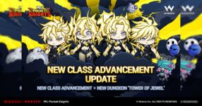 WEBZEN เปิดให้บริการเวอร์ชัน PC พร้อมอัปเดตการเลื่อนขั้นคลาสใหม่ในเกม ‘MU: Pocket Knights’