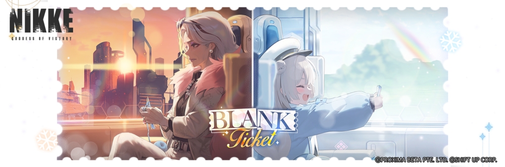 NIKKE พาคุณตีตั๋วเดินทางไปกับรถไฟ AZX  ในอีเวนต์ BLANK TICKET