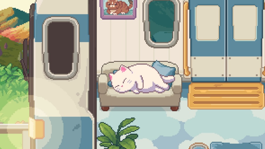 Neko Station เกม 2D Pixel Art เล่นบนหน้าจอ ที่คุณจะได้กับผู้โดยสารแมวเหมียวที่จะมาเต็มขบวนรถไฟ 5 Neko Station Announced