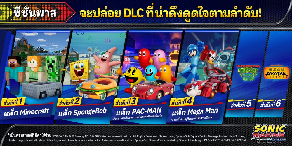 โซนิคเรซซิง ซิ่งทะยานข้ามโลก กำหนดจัดอีเวนต์ "การแข่งเลเจนด์" สำหรับนักแข่งระดับท็อป! 4 โซนิคเรซซิง ซิ่งทะยานข้ามโลก กำหนดจัดอีเวนต์ "การแข่งเลเจนด์" สำหรับนักแข่งระดับท็อป!