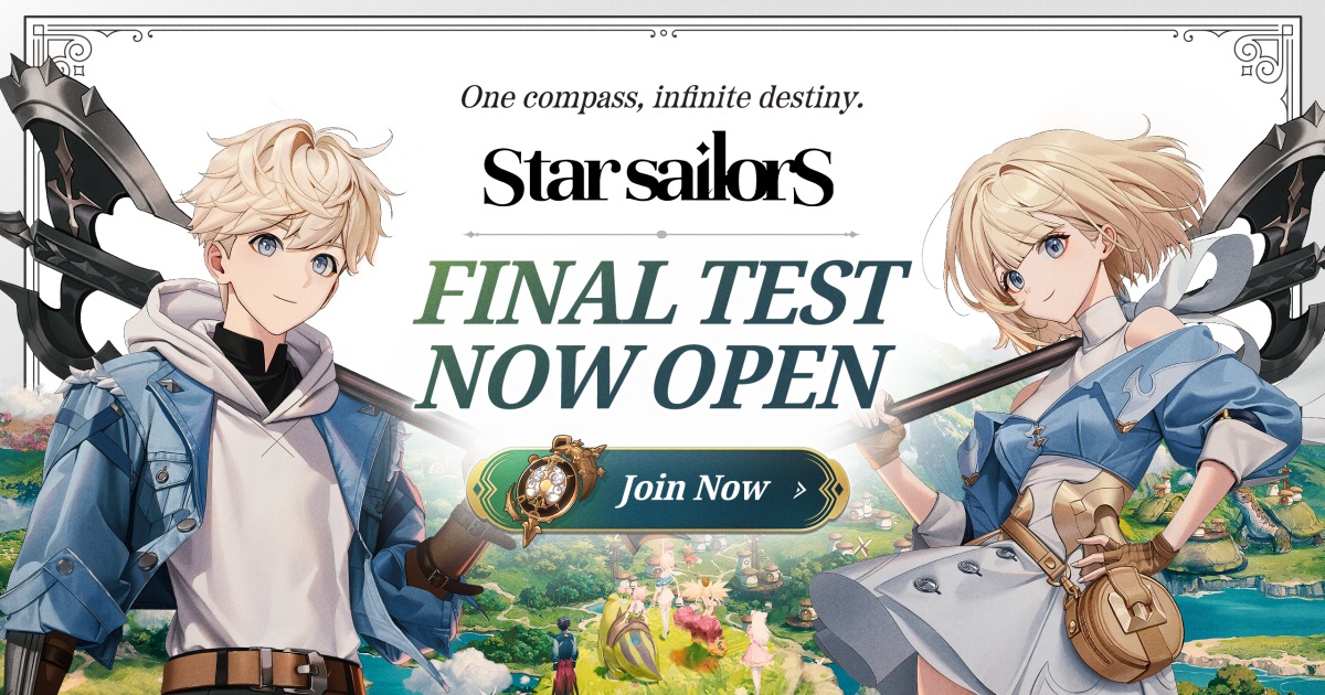 เริ่ม Final CBT!! “Star Sailors” เปิดทดสอบโค้งสุดท้าย ออกผจญแดนแฟนตาซีก่อนเปิดจริง! 1 เริ่ม Final CBT!! “Star Sailors” เปิดทดสอบโค้งสุดท้าย ออกผจญแดนแฟนตาซีก่อนเปิดจริง!