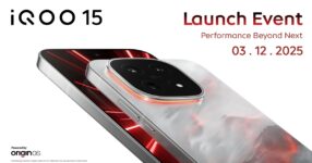 iQOO 15 ท้าสัมผัสพลังเรือธงที่เกิดมาเพื่อเหล่า MVPs 3 ธ.ค. นี้