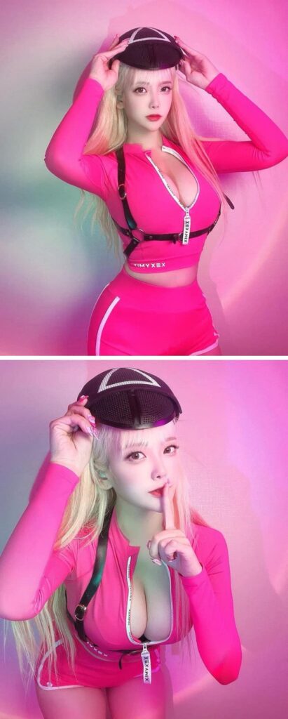 กวาเวียร์ไอดอลเกาหลีขออินเทรนด์ แปลงกายเป็น 'เจ้าหน้าชุดชมพู' จาก Squid Game 3 กวาเวียร์ไอดอลเกาหลีขออินเทรนด์ แปลงกายเป็น 'เจ้าหน้าชุดชมพู' จาก Squid Game