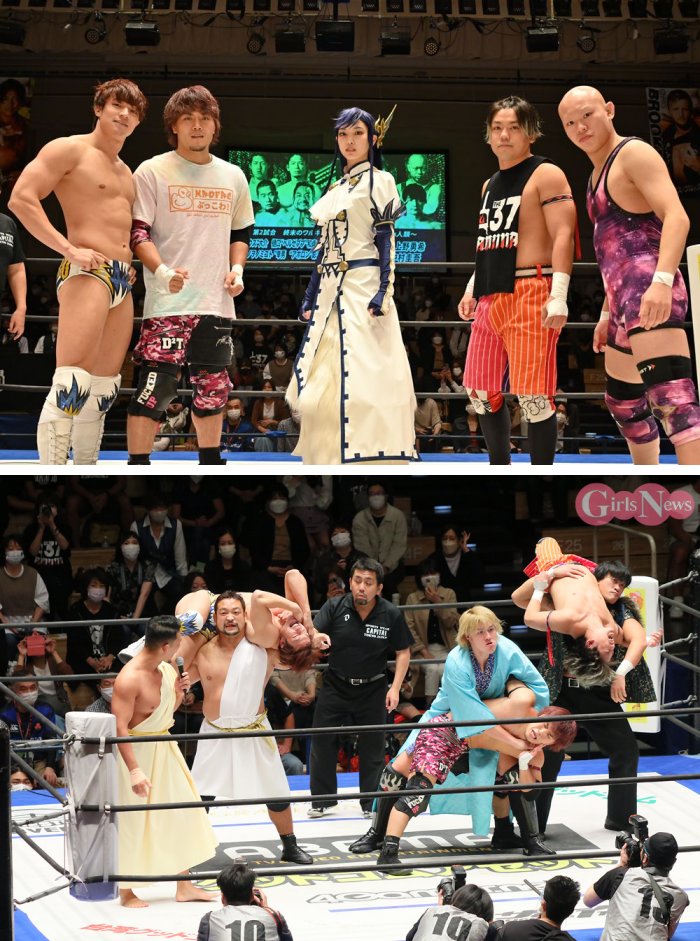 นักมวยปล้ำชาวญี่ปุ่นแปลงโฉมเป็นตัวละคร Record of Ragnarok ขึ้นสังเวียน 6 นักมวยปล้ำชาวญี่ปุ่นแปลงโฉมเป็นตัวละคร Record of Ragnarok ขึ้นสังเวียน