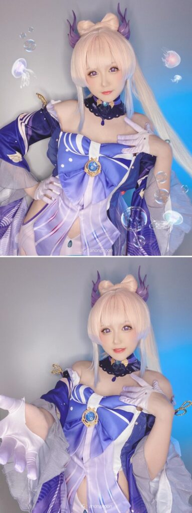 ผลงานใหม่จาก Anong Noon แปลงโฉมเป็น Kokomi 2 ผลงานใหม่จาก Anong Noon แปลงโฉมเป็น Kokomi