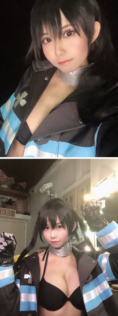 สาวฮ่องกงแปลงโฉมเป็น Tamaki จากหน่วยผจญคนไฟลุก