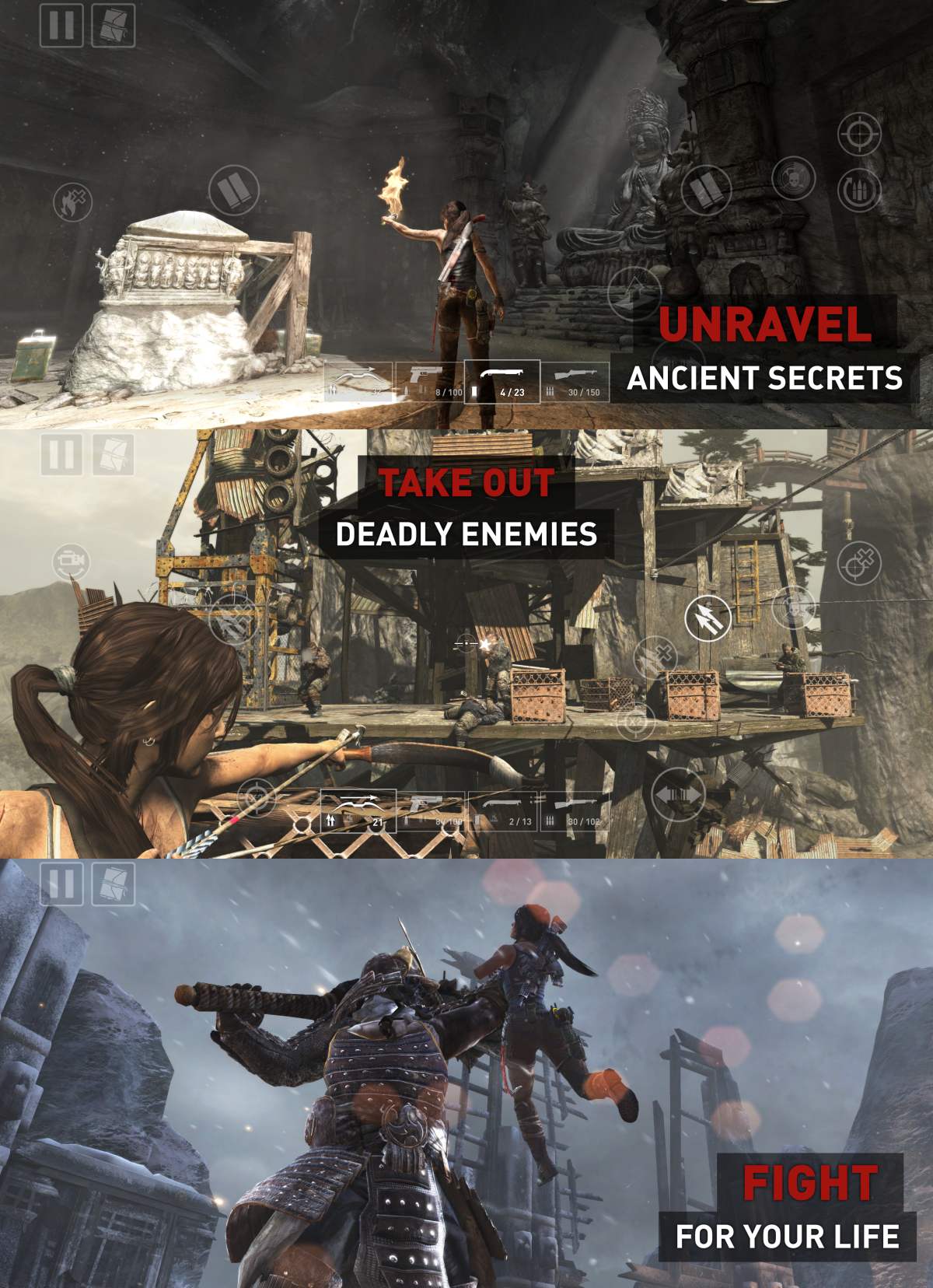 Tomb Raider ภาครีบู๊ตเวอร์ชันมือถือ เปิดลงทะเบียนในไทยแล้ว 6 Tomb Raider ภาครีบู๊ตเวอร์ชันมือถือ