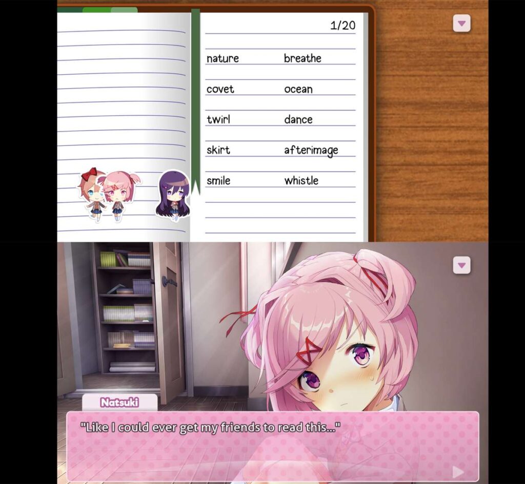 Doki Doki Literature Club! เวอร์ชันมือถือเปิดให้บริการบนสโตร์ไทย 6 Doki Doki Literature Club! เวอร์ชันมือถือเปิดให้บริการบนสโตร์ไทย