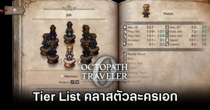 Octopath Traveler 0 Class Tier List