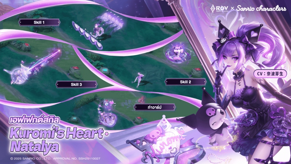 Garena RoV ผนึก Sanrio characters ขนทัพคาแรคเตอร์ชื่อดัง ระเบิดพลังความน่ารักทั่วสมรภูมิ