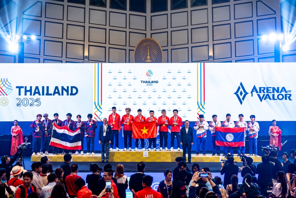 ปิดฉากอีสปอร์ตซีเกมส์ RoV ทีมชาย เวียดนามซิวเหรียญทอง