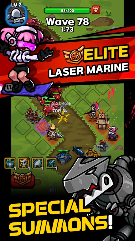 Super Marine Defense เกมมือถือป้องกันฐานสุดเดือดในฐานะผู้บัญชาการ Marine Legion 6 Super Marine Defense