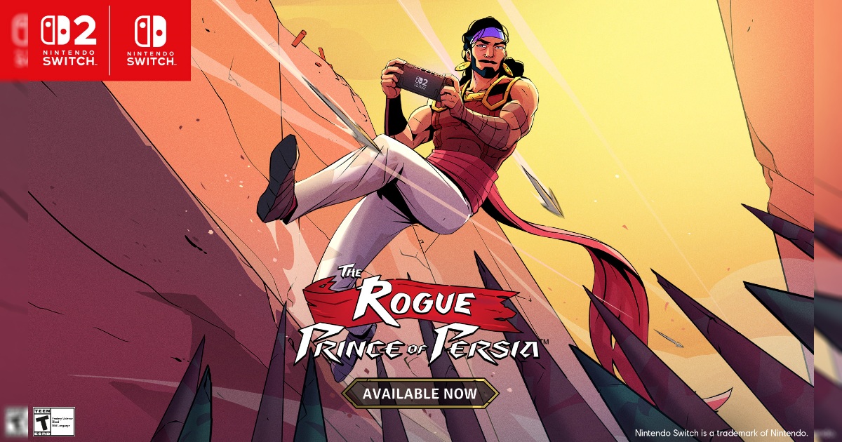 เกม The Rogue Prince of Persia™ วางจำหน่ายแล้วบน Nintendo Switch™ และ Switch™ 2 1 เกม The Rogue Prince of Persia™ วางจำหน่ายแล้วบน Nintendo Switch™ และ Switch™ 2