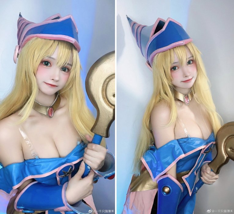 สาวสุดคิ้วท์แปลงโฉมเป็น Black Magician Girl จาก Yu-Gi-Oh!