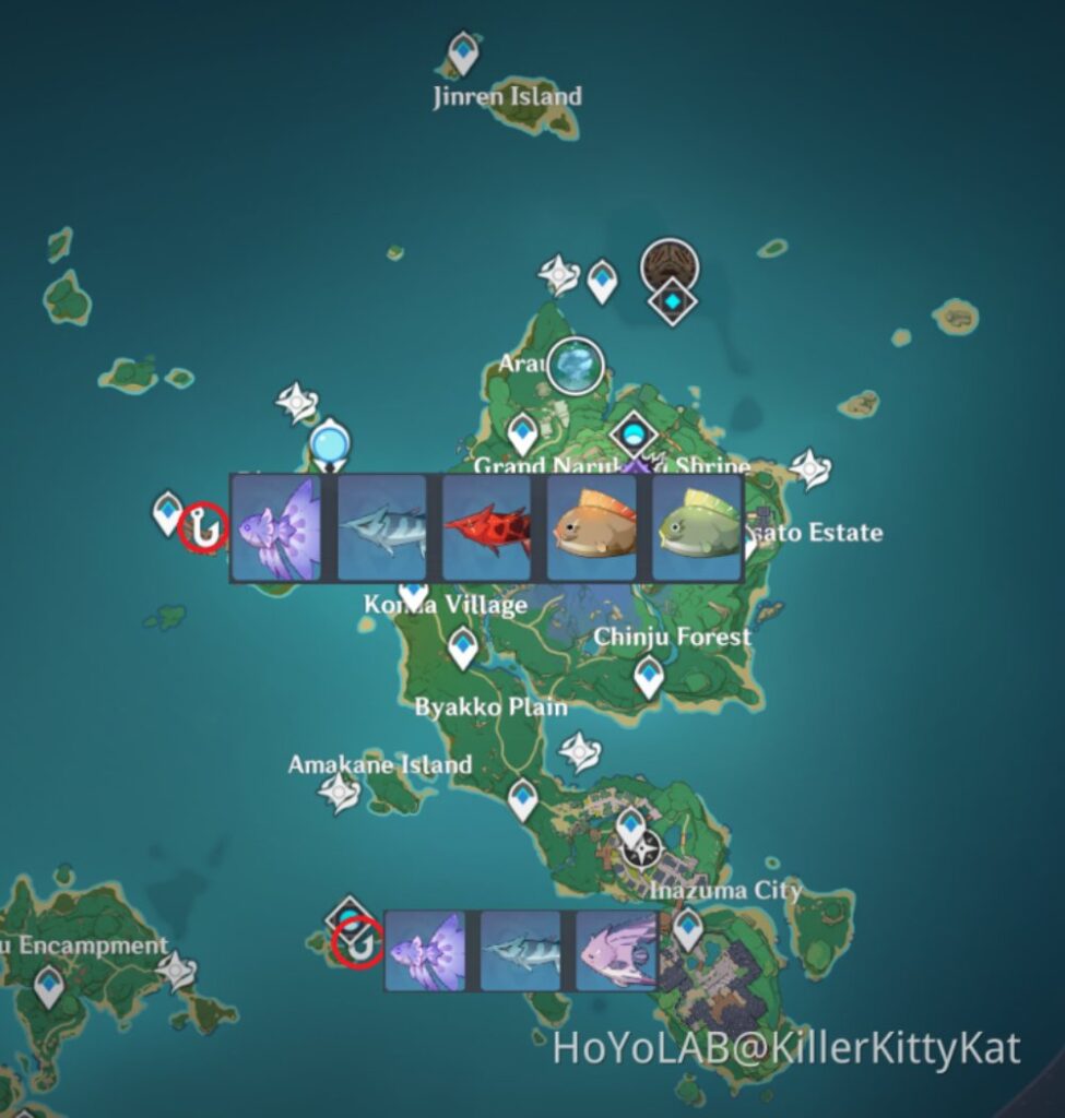 เผยจุดตกปลาเฉพาะประเภทใน Genshin Impact 5 เผยจุดตกปลาเฉพาะประเภทใน Genshin Impact