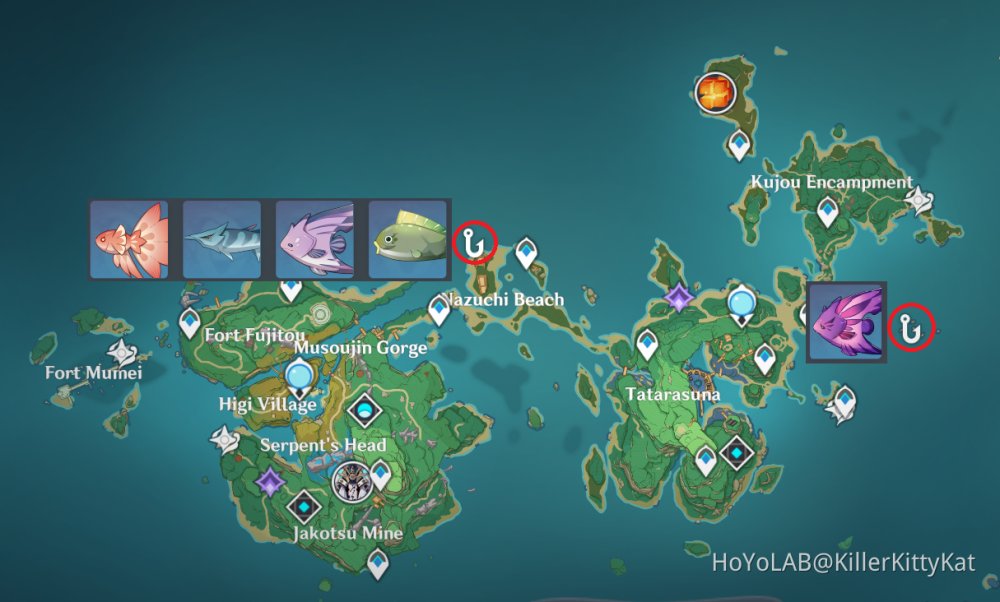 เผยจุดตกปลาเฉพาะประเภทใน Genshin Impact 6 เผยจุดตกปลาเฉพาะประเภทใน Genshin Impact